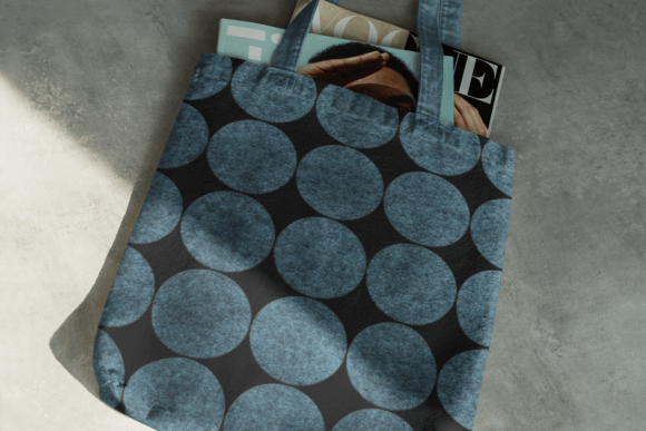 Download Dusty Mid Century Dots on Black - Premium Resources