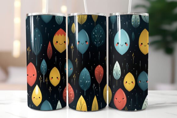 Download A Playful Pattern of Colorful Leaves - Premium Resources