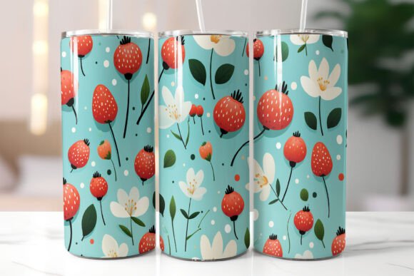 Download Playful Pattern of Red Berries - Premium Resources