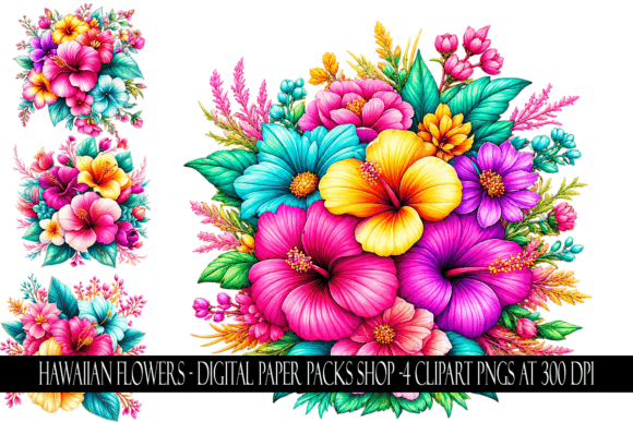 Download Hawaiian Flower Clipart - Hawaii Collection