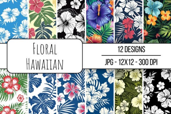 Download Floral Hawaiian Seamless Pattern - Hawaii Collection