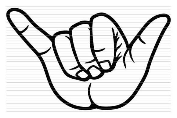 Download Shaka Hand Mahalo Aloha Hand Sign Hawaii - Hawaii Collection